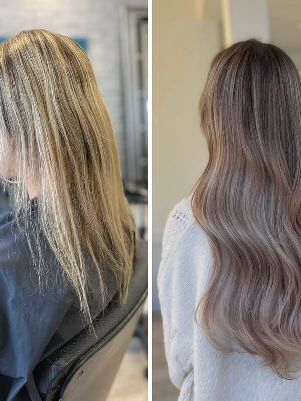 Dramatic hair makeover